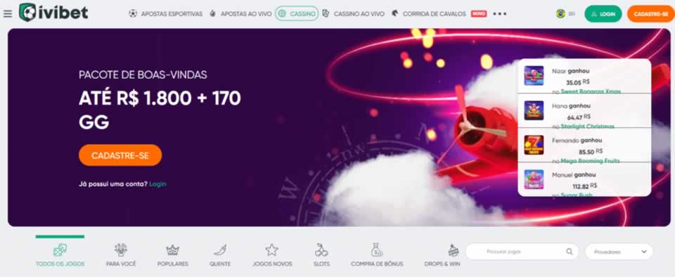 Plataformas que dão bônus